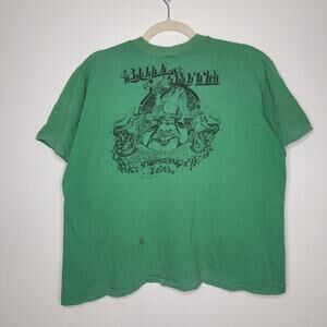 Vintage 70s Rare Bull Mouth Riverside California Single Pocket Shirt Stedman